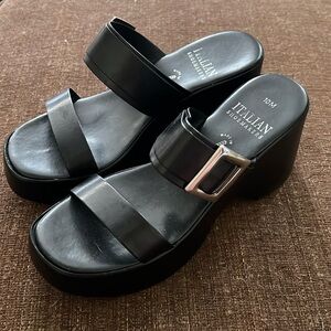 Italian Shoemakers Platform Slides, Women's 10